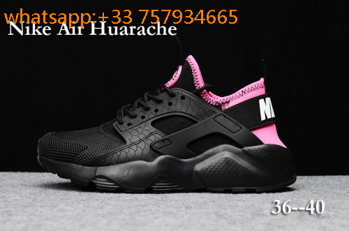 Huarache femme noir et rose Clearance